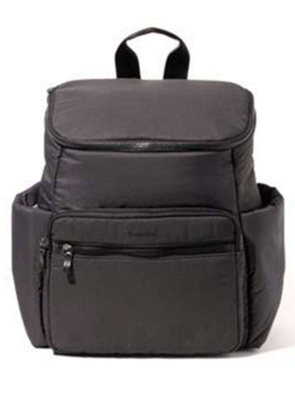 BAGGALLINI Black Go To Puffy Backpack Travel Bag